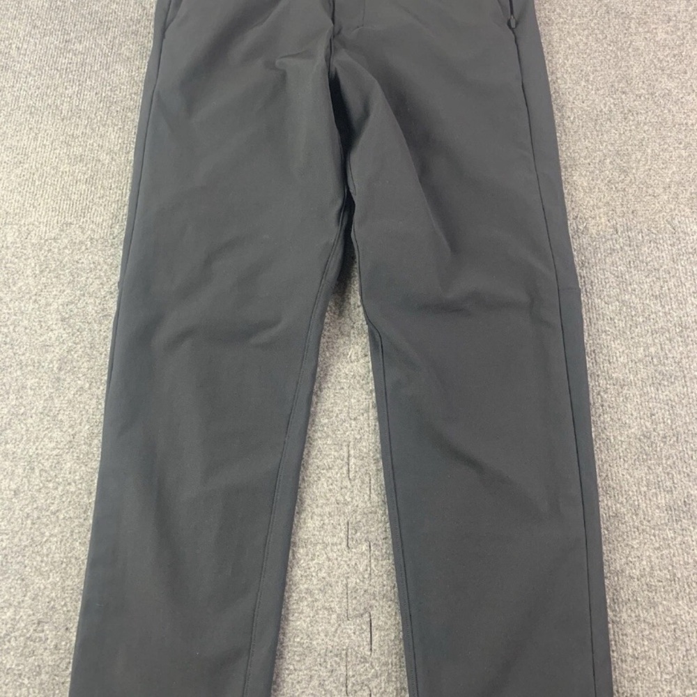 Lululemon Commission Classic Fit Warpstreme Mens Chino Pants Size 32x28 Black